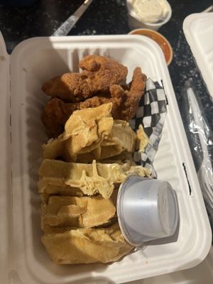 The Dirty Bird Chicken + Waffles by null