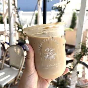 Freckleberry Teahouse - Lavender Iced Coffee - Coffee & Tea Near Me - Galveston, Texas Freckleberry Teahouse - Lavender Iced Coffee - Coffee & Tea Near Me - Galveston, Texas