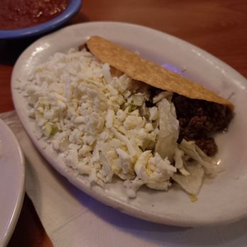 Monterrey Mexican Restaurant - One hefty beef taco - Mexican Near Me - Woodstock, Georgia