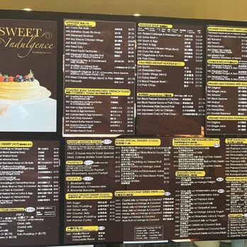 Sweet Indulgence - Menu - Desserts Near Me - Millbrae, California Sweet Indulgence - Menu - Desserts Near Me - Millbrae, California