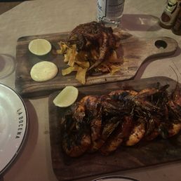 Octopus & shrimp