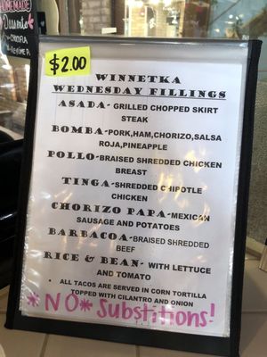 Menu photo 2 La Taquiza Winnetka, IL