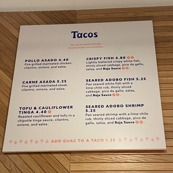 Summer Salt - Menu - Tacos Near Me - New York, New York Summer Salt - Menu - Tacos Near Me - New York, New York