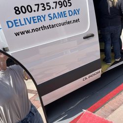 Northstar Courier - NorthStar helped me move my business twice!  I am so grateful for the care and expertise in safely moving my business.