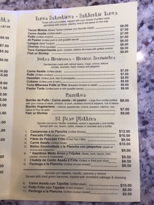 Menu photo 7 El Paso Taco Grill Farmingdale, NY