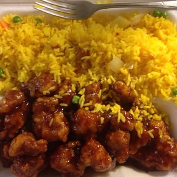 Lychee Resto - General Tso's chicken with pork fried rice - Chinese Near Me - State College, Pennsylvania