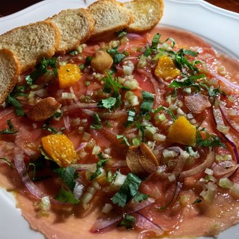 Cafe La Trova - Tuna carpaccio - Cocktail Bars Near Me - Miami, Florida