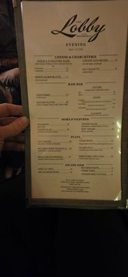 Menu photo 3 The Lobby Los Angeles, CA