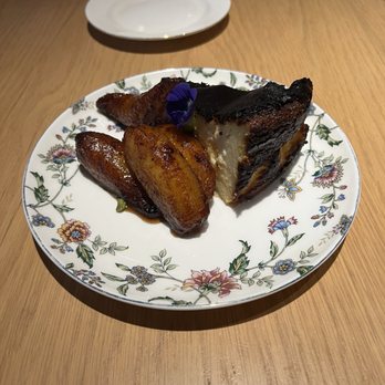 Rocca - "Burnt" cheesecake, yes that's the title on the menu, and it was FANTASTIC! It was so light and airy - Italian Near Me - Tampa, Florida