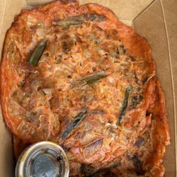 Kimchi Kooks Kate's Kitchen - Pork kimchi pancakes