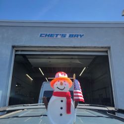 Baldwin Automotive - Snowman was here