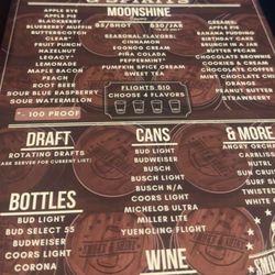 Smoke & Shine - List of all moonshines!
