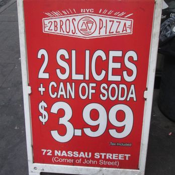 2 Bros Pizza - Pizza Near Me - New York, New York