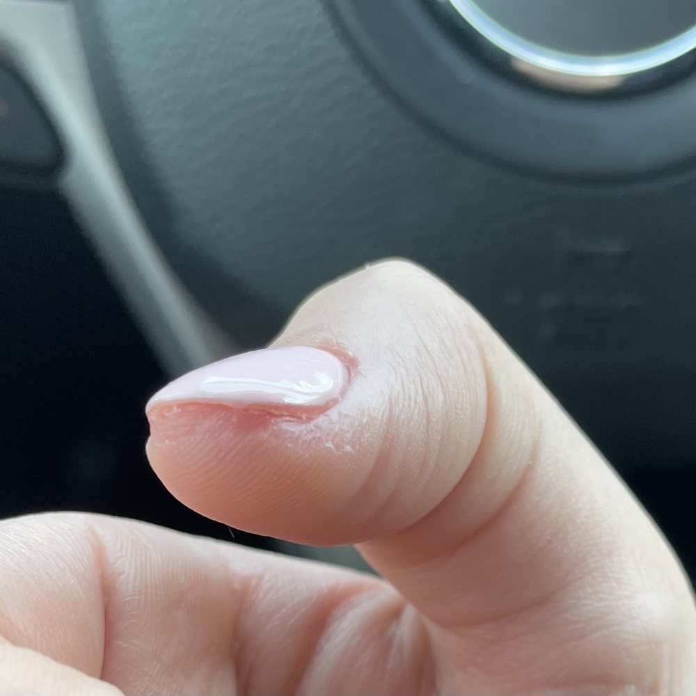 Elite Nails & Spa - Look at all the skin she took off my fingertips :(( - Nail Salons Near Me - Downey, California