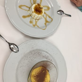 La Nuova Spezia - Pannacotta and tiramisu! - Seafood Near Me - La Spezia, SP