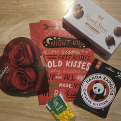What I got my Valentine. Gift bag and tissue paper not shown