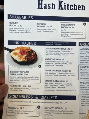 Menu photo 6 Hash Kitchen Arcadia Phoenix, AZ