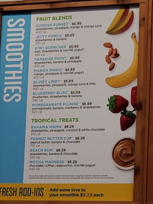 Menu photo 4 Tropical Smoothie Cafe Williamsville, NY