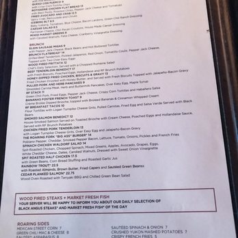 Roaring Fork - Menu - New American Near Me - Austin, Texas