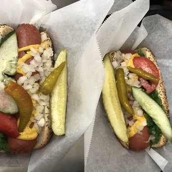 Chicago Style Hot Dogs - Chicago style dog with everything. - Hot Dogs Near Me - Chicago, Illinois Chicago Style Hot Dogs - Chicago style dog with everything. - Hot Dogs Near Me - Chicago, Illinois