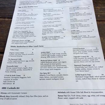 The Raymond 1886 - Brunch menu - New American Near Me - Pasadena, California The Raymond 1886 - Brunch menu - New American Near Me - Pasadena, California