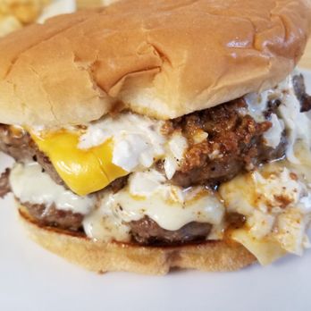 The Old Sharkey's Grill - Double Cheese Burger - Southern Near Me - Burlington, North Carolina The Old Sharkey's Grill - Double Cheese Burger - Southern Near Me - Burlington, North Carolina