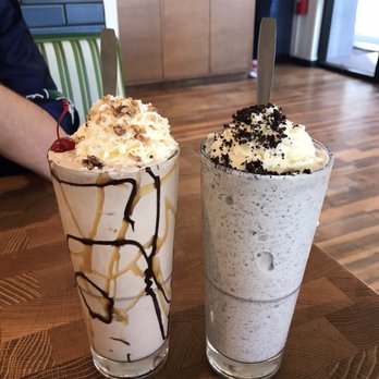 Zinburger - Banana Royale/ Cookies & Cream Shakes - Burgers Near Me - Gilbert, Arizona Zinburger - Banana Royale/ Cookies & Cream Shakes - Burgers Near Me - Gilbert, Arizona
