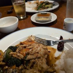 Chin Chin - Lunch hung pair and mixed veggies... With chicken