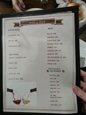 Menu photo 1 Giuseppe's Floresville, TX