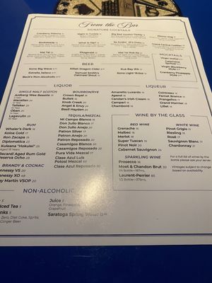 Menu photo 7 Blue Note Hawaii Honolulu, HI
