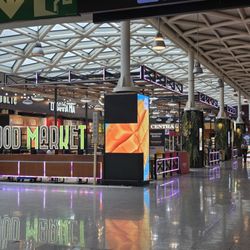 El-Prat Terminal 2 - Food Market right outside the security checkpoint Duty Free ...