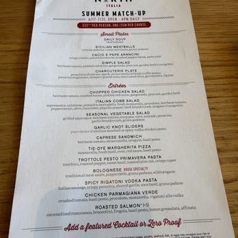 North Italia - Summer Menu - Pizza Near Me - Torrance, California North Italia - Summer Menu - Pizza Near Me - Torrance, California