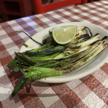 Nuevo Laredo Cantina - Cebollitas Authentic $3.50 Nuevo Laredo style charbroiled scallions served with lime - Mexican Near Me - Atlanta, Georgia Nuevo Laredo Cantina - Cebollitas Authentic $3.50 Nuevo Laredo style charbroiled scallions served with lime - Mexican Near Me - Atlanta, Georgia