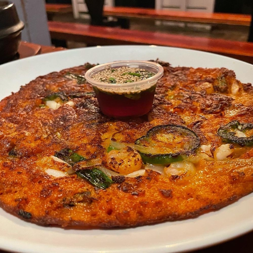 Dan Sung Sa - Seafood Pancake - Korean Near Me - Oakland, California Dan Sung Sa - Seafood Pancake - Korean Near Me - Oakland, California