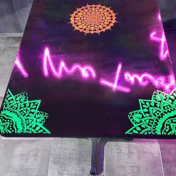 Talkin' Tacos Temple Terrace - The tables glow..... - Mexican Near Me - Tampa, Florida Talkin' Tacos Temple Terrace - The tables glow..... - Mexican Near Me - Tampa, Florida