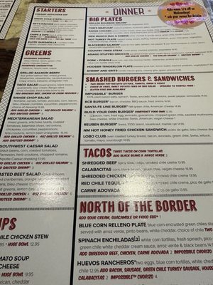 Menu photo 5 Range Cafe Albuquerque, NM
