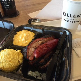 Killen's Barbecue - 3 Meat Plate - Barbeque Near Me - Pearland, Texas Killen's Barbecue - 3 Meat Plate - Barbeque Near Me - Pearland, Texas