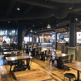 The Warehouse Food Hall - Inside seating space - Food Court Near Me - Boise, Idaho