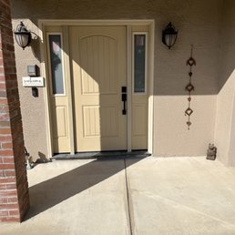 Front door before