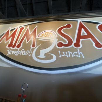 Mimosas Cafe - Mimosas sign inside - Breakfast & Brunch Near Me - San Jose, California Mimosas Cafe - Mimosas sign inside - Breakfast & Brunch Near Me - San Jose, California