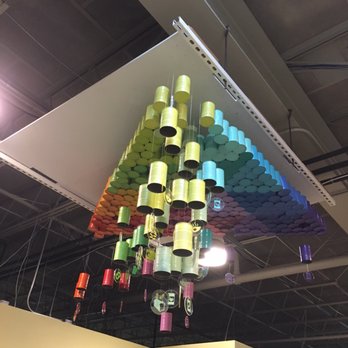 Philabundance - Cool light fixture in their lobby made of cans. - Community Service/Non-Profit Near Me - Philadelphia, Pennsylvania
