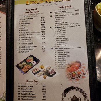 Tokyo Japanese Steak House - Lunch menu - Japanese Near Me - Saugus, Massachusetts Tokyo Japanese Steak House - Lunch menu - Japanese Near Me - Saugus, Massachusetts