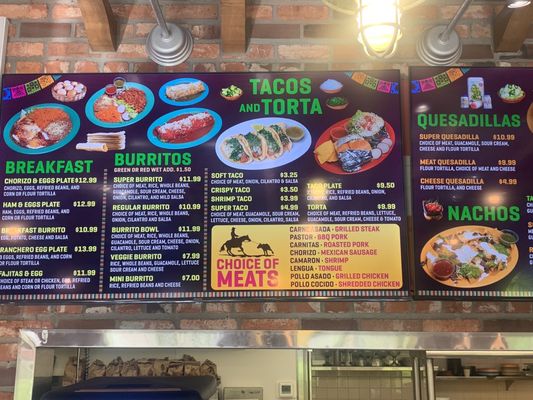 Menu photo 5 Los Caporales Taqueria Martinez, CA