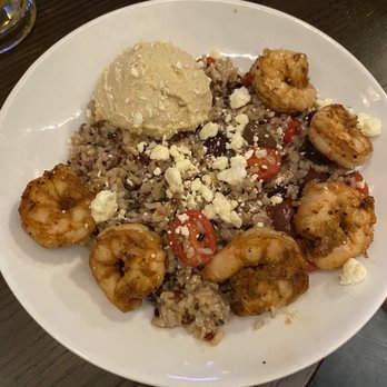 Spartan Ale House - Shrimp in quinoa bowl - New American Near Me - Naperville, Illinois