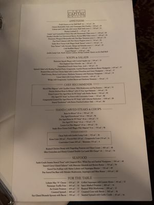 Menu photo 1 The Capital Grille Washington, DC, DC Menu photo 1 The Capital Grille Washington, DC, DC