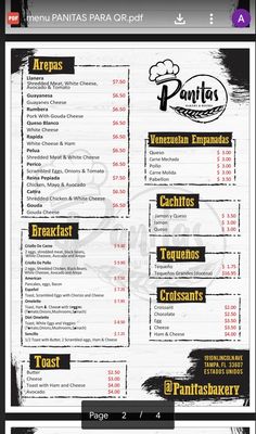 Menu photo 6 Panitas Bakery and Bistro Tampa, FL Menu photo 6 Panitas Bakery and Bistro Tampa, FL