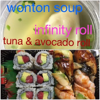 Dong Po - Had the infinity roll delivered tonight - yum!! - Tea Rooms Near Me - Appleton, Wisconsin