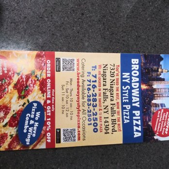 Broadway NY Style Pizza - Pizza Near Me - Niagara Falls, New York