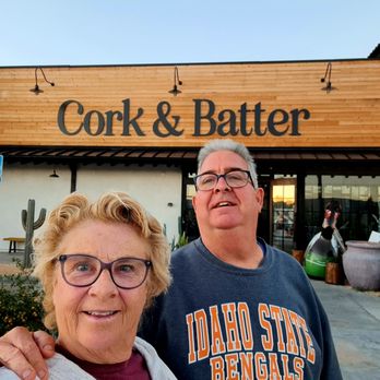 Cork and Batter Roadhouse - Me and the hubby out front - Cocktail Bars Near Me - Simi Valley, California Cork and Batter Roadhouse - Me and the hubby out front - Cocktail Bars Near Me - Simi Valley, California