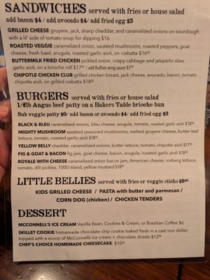 Menu photo 7 Yellow Belly Santa Barbara, CA